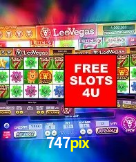 Slots com jackpots e giros grátis na 747pix